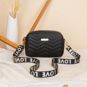 Black Chain Strap Shoulder Bag