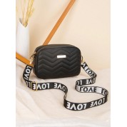 Black Chain Strap Shoulder Bag