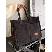 Leather Tote Bags With Pockets