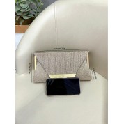 Clutch Bag With Chain Strap