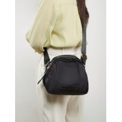 Small Black Nylon Crossbody Bag