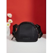 Small Black Nylon Crossbody Bag