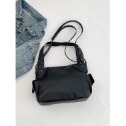 Large Black Leather Coach Tote Bag