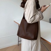 Vintage Pu Leather Tote Bag