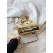 Coach Silver Metallic Crossbody Bag