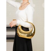 Gold Evening Bag With Strap