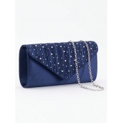 Clutch Bag With Chain Shoulder Strap