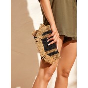 Black Straw Bags For Summer