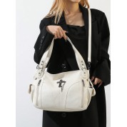 Black Leather Cross Shoulder Bag