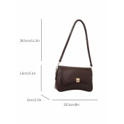 Double Flap Small Shoulder Bag