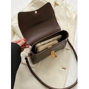 Double Flap Small Shoulder Bag