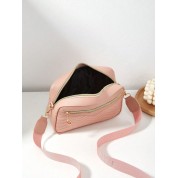 Leather Multi Pocket Crossbody Bag