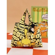 Yellow Braided Handle Shopping Bag