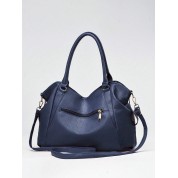 Coach Double Zip Leather Shoulder Bag