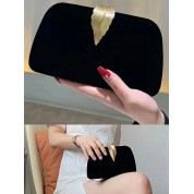 Black And Cream Evening Bag