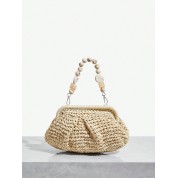 Hand Woven Straw Tote Bag