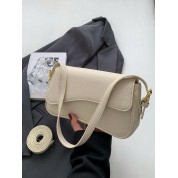 Tweed Double Flap Shoulder Bag