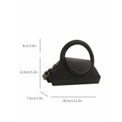 Women Black Leather Crossbody Bag