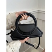 Women Black Leather Crossbody Bag