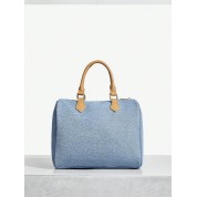 Coach Blue Leather Shoulder Bag