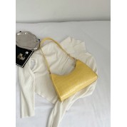 Leather And Suede Shoulder Bag