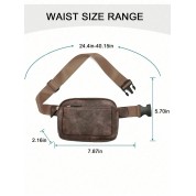 Leather Waist Pack Belt Bag