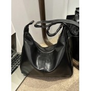 Coach Large Black Leather Shoulder Bag