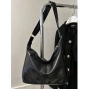 Coach Large Black Leather Shoulder Bag