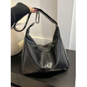 Coach Large Black Leather Shoulder Bag