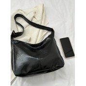 Coach Large Black Leather Shoulder Bag