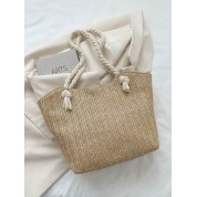 Rope Handle Beach Bag Tote