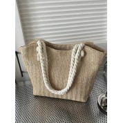 Rope Handle Beach Bag Tote