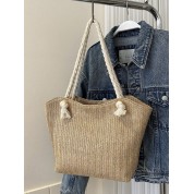 Rope Handle Beach Bag Tote