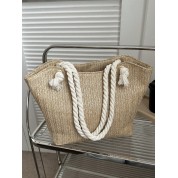 Rope Handle Beach Bag Tote