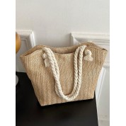 Rope Handle Beach Bag Tote