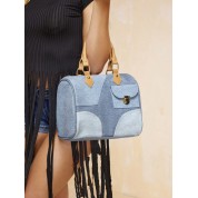 Coach Blue Leather Shoulder Bag