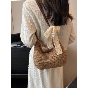 Gold Color Medium Shoulder Bag