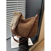 Gold Color Medium Shoulder Bag