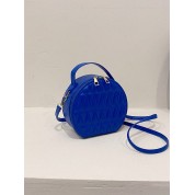 Round Mini Shoulder Bag Leather