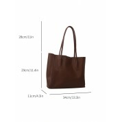 Black Leather Tote Bag Women