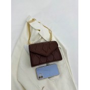 Brown Leather Crossbody Bag Purse