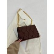 Brown Leather Crossbody Bag Purse