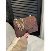 Brown Leather Crossbody Bag Purse