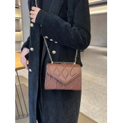 Brown Leather Crossbody Bag Purse