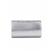 Black Clutch With Silver Chain