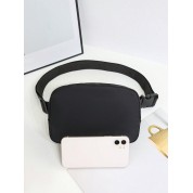 Plain Black Small Crossbody Bag