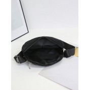 Plain Black Small Crossbody Bag