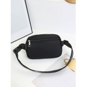 Plain Black Small Crossbody Bag