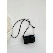 Black Mini Crossbody Messenger Bag