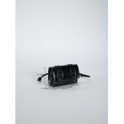 Black Mini Crossbody Messenger Bag